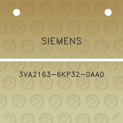 siemens-3va2163-6kp32-0aa0