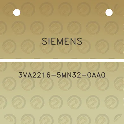 siemens-3va2216-5mn32-0aa0