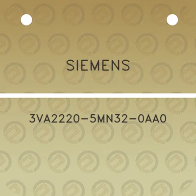 siemens-3va2220-5mn32-0aa0