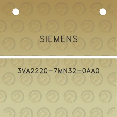 siemens-3va2220-7mn32-0aa0