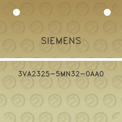 siemens-3va2325-5mn32-0aa0