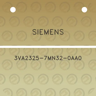 siemens-3va2325-7mn32-0aa0