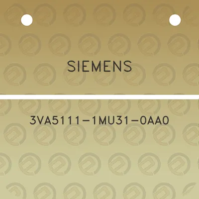 siemens-3va5111-1mu31-0aa0