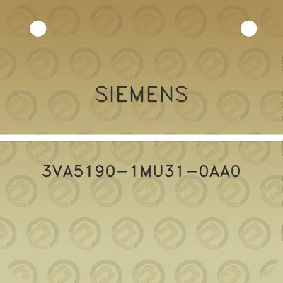 siemens-3va5190-1mu31-0aa0