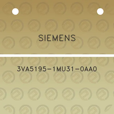 siemens-3va5195-1mu31-0aa0