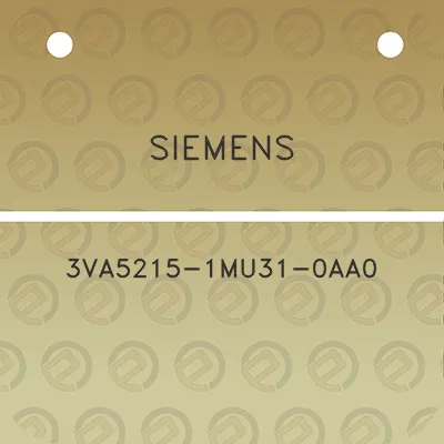 siemens-3va5215-1mu31-0aa0