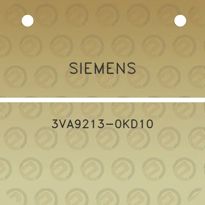 siemens-3va9213-0kd10