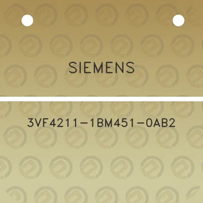 siemens-3vf4211-1bm451-0ab2