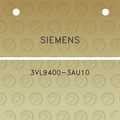 siemens-3vl9400-3au10