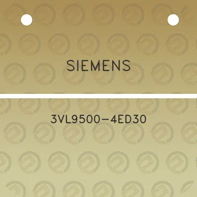 siemens-3vl9500-4ed30