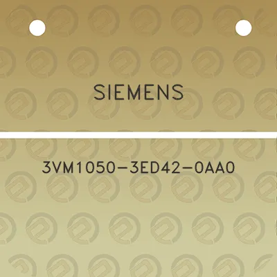 siemens-3vm1050-3ed42-0aa0