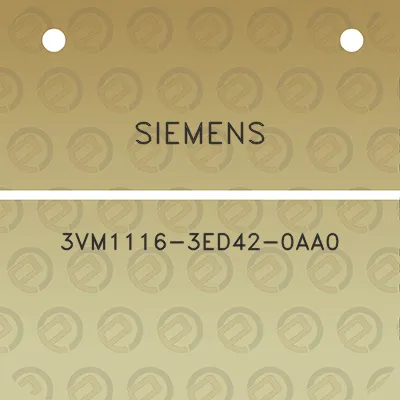 siemens-3vm1116-3ed42-0aa0