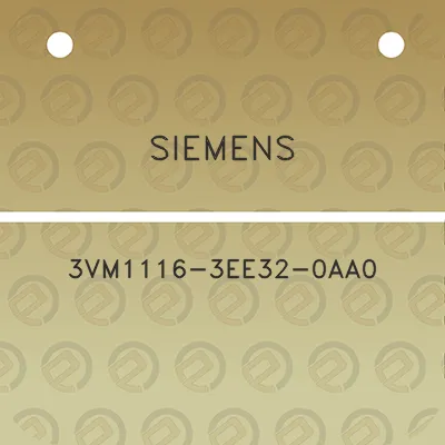 siemens-3vm1116-3ee32-0aa0