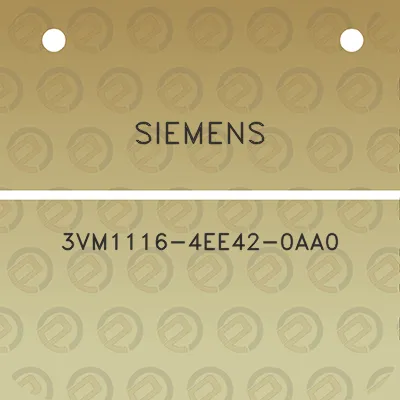 siemens-3vm1116-4ee42-0aa0