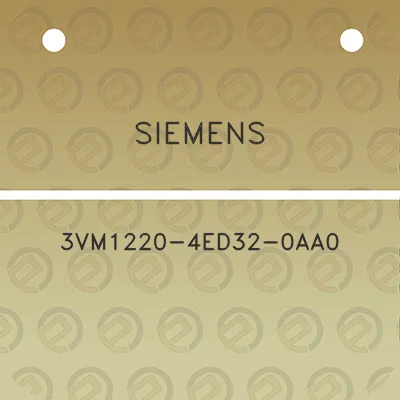 siemens-3vm1220-4ed32-0aa0