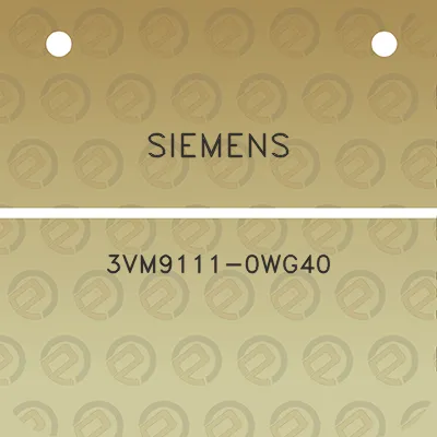 siemens-3vm9111-0wg40