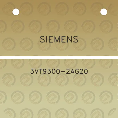 siemens-3vt9300-2ag20