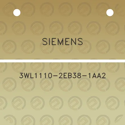 siemens-3wl1110-2eb38-1aa2