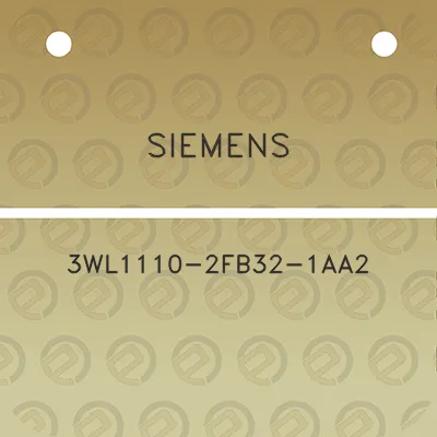 siemens-3wl1110-2fb32-1aa2