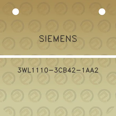 siemens-3wl1110-3cb42-1aa2