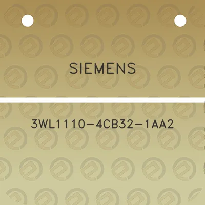 siemens-3wl1110-4cb32-1aa2