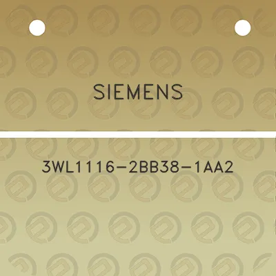 siemens-3wl1116-2bb38-1aa2