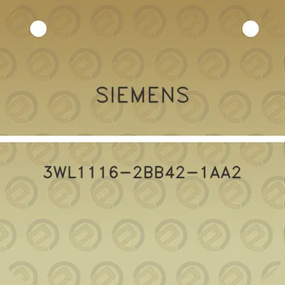 siemens-3wl1116-2bb42-1aa2