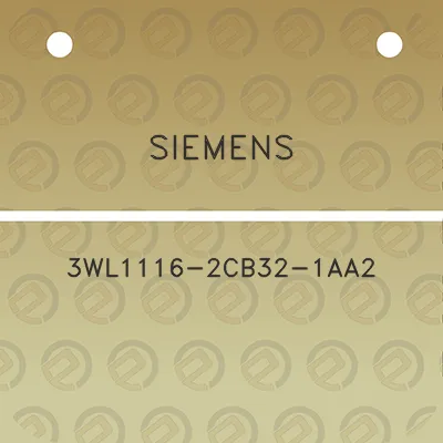 siemens-3wl1116-2cb32-1aa2