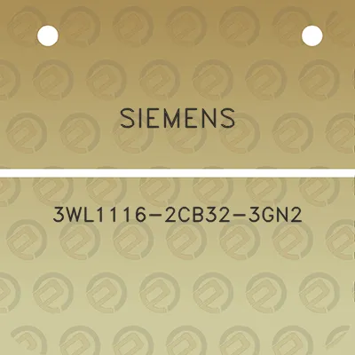 siemens-3wl1116-2cb32-3gn2