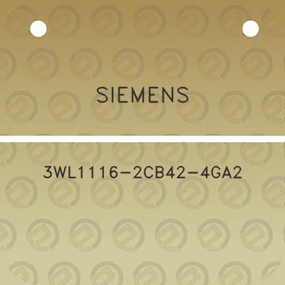 siemens-3wl1116-2cb42-4ga2