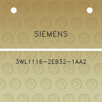 siemens-3wl1116-2eb32-1aa2