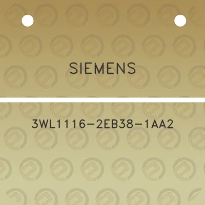 siemens-3wl1116-2eb38-1aa2