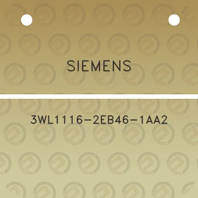 siemens-3wl1116-2eb46-1aa2