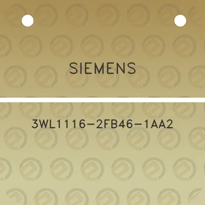 siemens-3wl1116-2fb46-1aa2