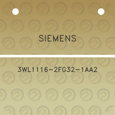 siemens-3wl1116-2fg32-1aa2