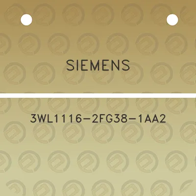 siemens-3wl1116-2fg38-1aa2