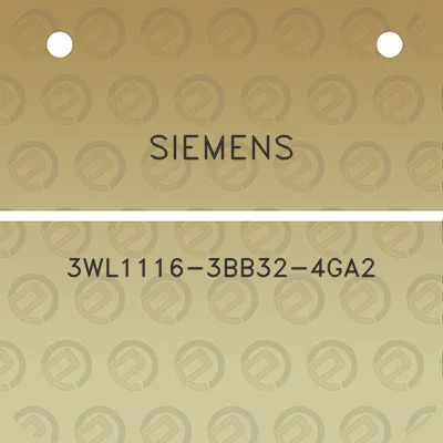 siemens-3wl1116-3bb32-4ga2