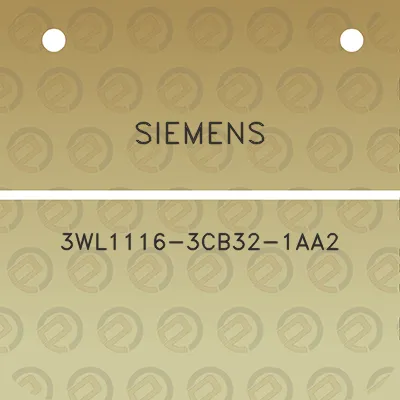 siemens-3wl1116-3cb32-1aa2