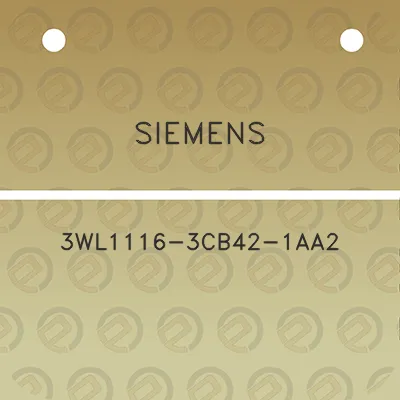 siemens-3wl1116-3cb42-1aa2