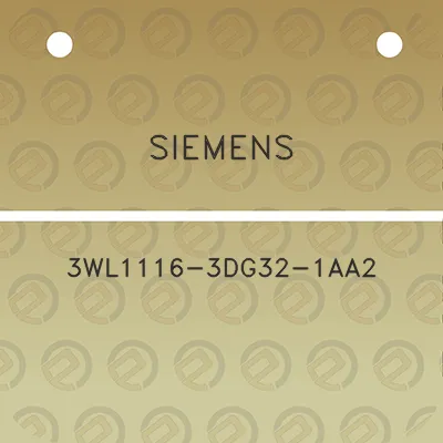 siemens-3wl1116-3dg32-1aa2