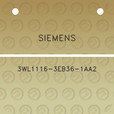 siemens-3wl1116-3eb36-1aa2