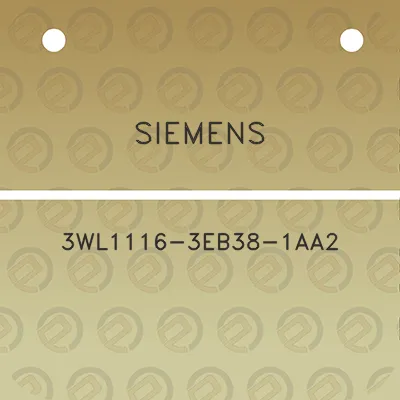 siemens-3wl1116-3eb38-1aa2