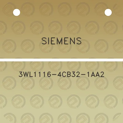 siemens-3wl1116-4cb32-1aa2