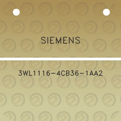 siemens-3wl1116-4cb36-1aa2