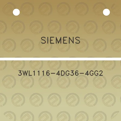 siemens-3wl1116-4dg36-4gg2