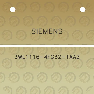 siemens-3wl1116-4fg32-1aa2