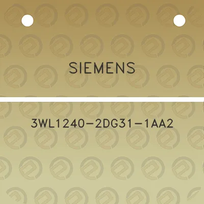 siemens-3wl1240-2dg31-1aa2