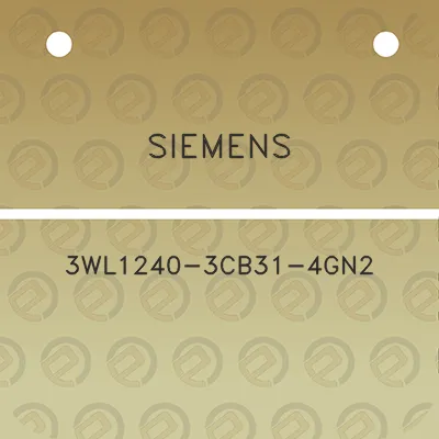 siemens-3wl1240-3cb31-4gn2