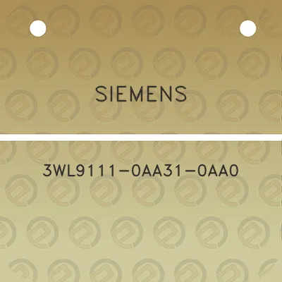 siemens-3wl9111-0aa31-0aa0