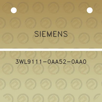 siemens-3wl9111-0aa52-0aa0